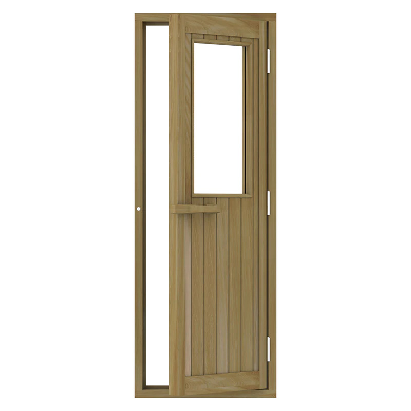 Insulated Cedar Sauna Door with Window